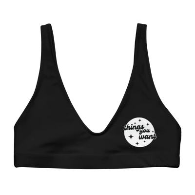 All-Over Print Recycled Padded Bikini Top