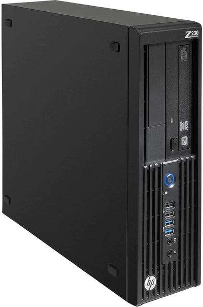 HP z230 Workstation SFF Desktop Computer Intel Core i7-4770 Upto 3.9GHz 32GB RAM 512GB SSD 500GB HDD HD Graphics 4600 4K DisplayPort HDMI Wi-Fi Bluetooth - Windows 10 Pro (Renewed)