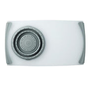 Durable kitchen plastic chopping board for cutting vegetables, meat, and fruits; easy to clean and knife-friendly.