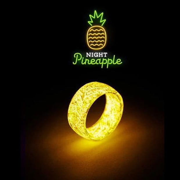 Unisex Luminous Rings with a glowing effect, perfect for men and women, adding a stylish and radiant touch to any outfit.