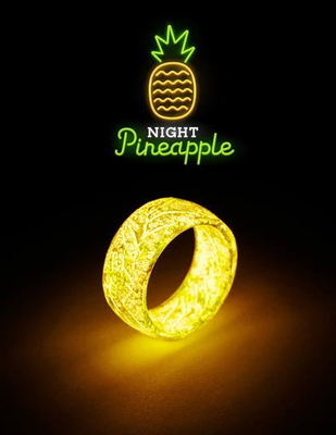 Unisex Luminous Rings with a glowing effect, perfect for men and women, adding a stylish and radiant touch to any outfit.