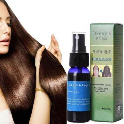 Organic Andrea hair growth essence bottle with natural ingredients, ideal for promoting hair growth and scalp nourishment.

